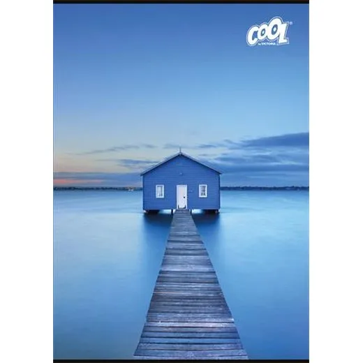 Zošit, A4, štvorčekový, 32 listov, COOL BY VICTORIA "Silent Blue", "87-32"