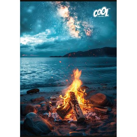 Zošit, A4, linajkový, 80 listov, COOL BY VICTORIA "Polar Night"