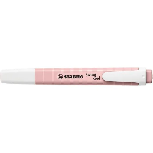 Zvýrazňovač, 1-4 mm, STABILO "Swing Cool NatureCOLORS Wildflowers", blush