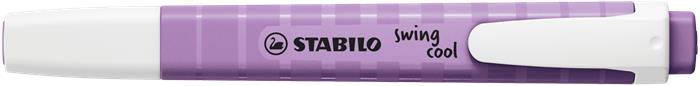Zvýrazňovač, 1-4 mm, STABILO "Swing Cool NatureCOLORS Wildflowers", grey violet