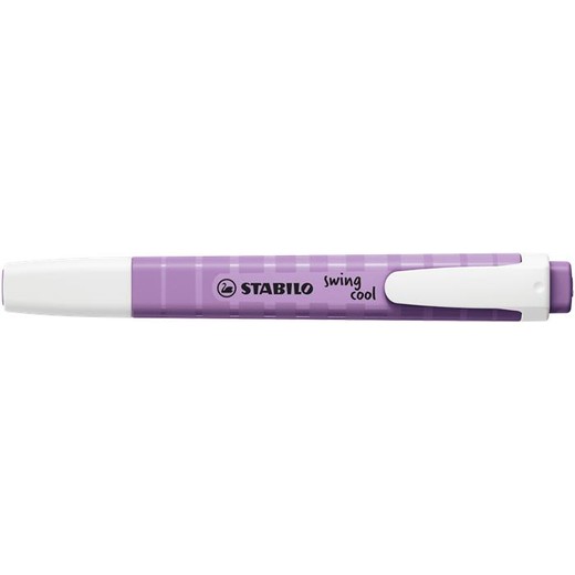 Zvýrazňovač, 1-4 mm, STABILO "Swing Cool NatureCOLORS Wildflowers", grey violet