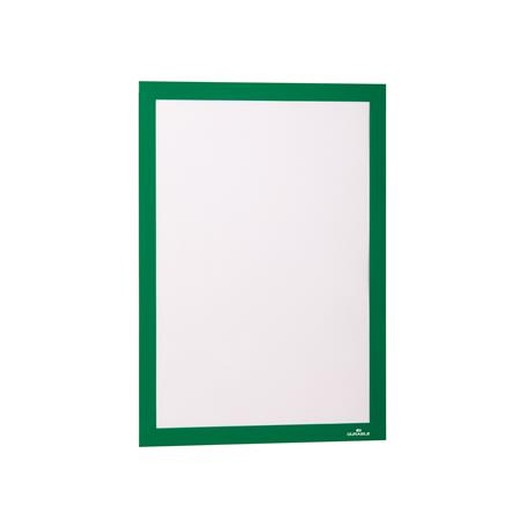 Informačný panel, A4, samolepiaca zadná strana, DURABLE "DURAFRAME®", zelený