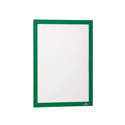 Informačný panel, A4, samolepiaca zadná strana, DURABLE "DURAFRAME®", zelený