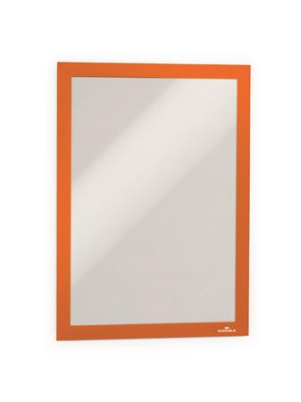 Informačný panel, A4, samolepiaca zadná strana, DURABLE "DURAFRAME®", oranžový