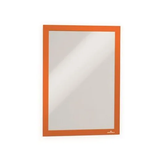 Informačný panel, A4, samolepiaca zadná strana, DURABLE "DURAFRAME®", oranžový