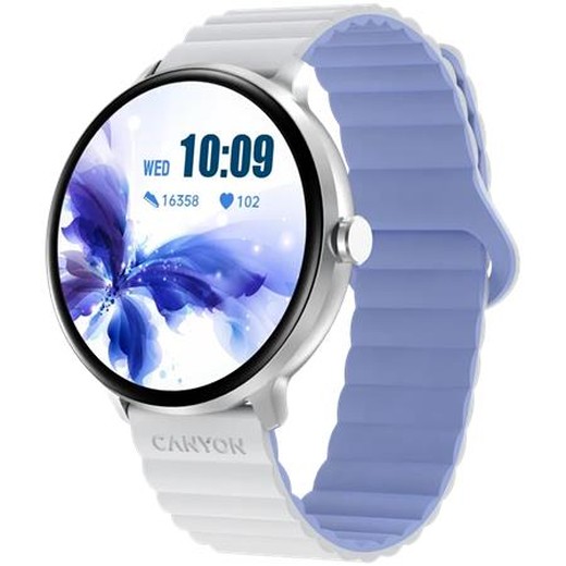Smart hodinky, CANYON " Jacky SW-69", biele-modré