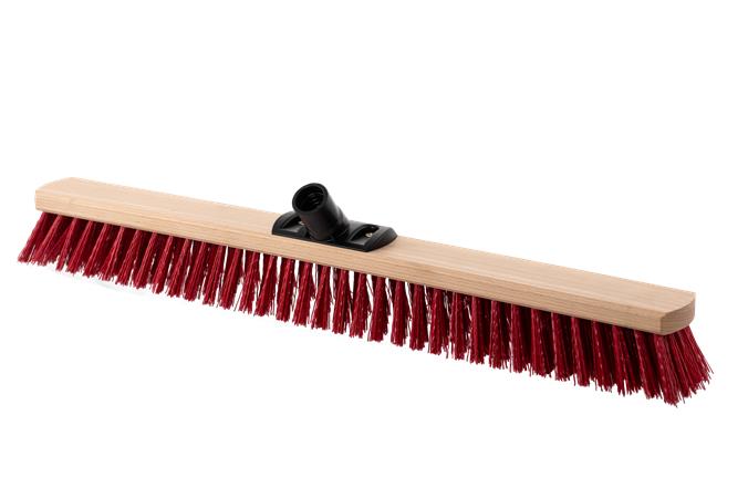 Metla, exteriérová, drevená, 60 cm, BONUS "Maddox", červená