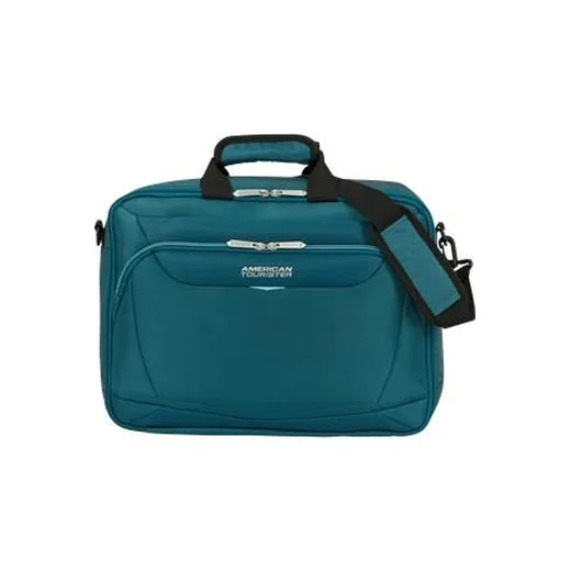 Cestovná taška, kabínová veľkosť, 27 l, 3 v 1, AMERICAN TOURISTER "SummerRide", zeleno modrá