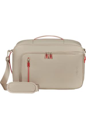 Cestovná taška, kabínová veľkosť, 21 l, 3 in 1, AMERICAN TOURISTER "Puffypop", béžová