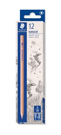 Grafitová ceruzka, 2B, šesťhranná, STAEDTLER "Noris® natural 130 60N"