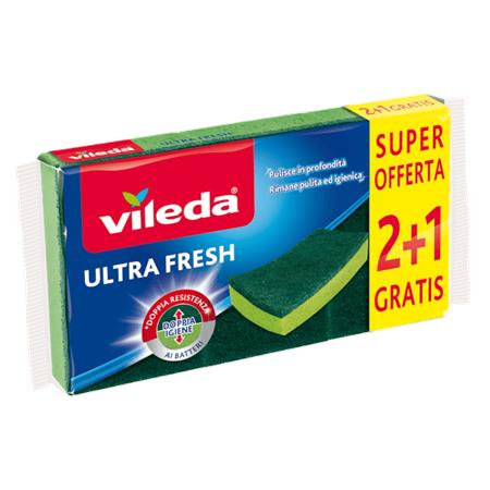 Drôtenka, 2+1 ks, VILEDA "Ultra Fresh", zelená