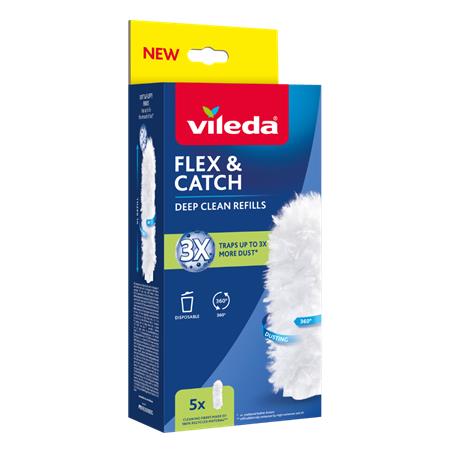 Náhradná prachovka, 5 ks, VILEDA "Flex&Catch"