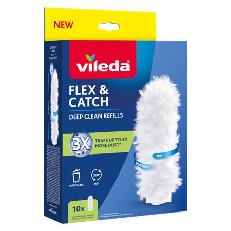 Náhradná prachovka, 10 ks, VILEDA "Flex&Catch"