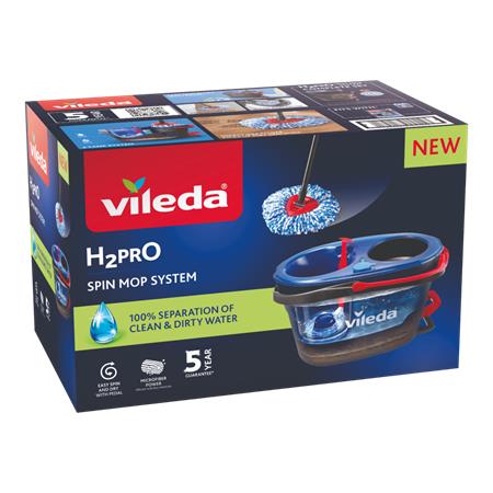 Rotačný mop, s pedálom, VILEDA "H2PrO"