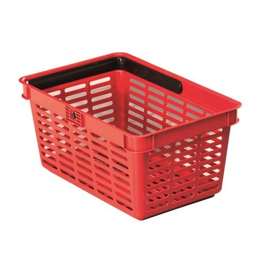 Nákupný košík, plastový, 19 l, DURABLE, červená