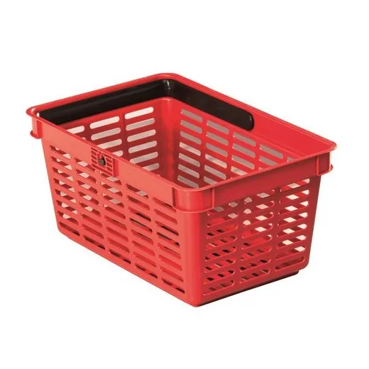 Nákupný košík, plastový, 19 l, DURABLE, červená