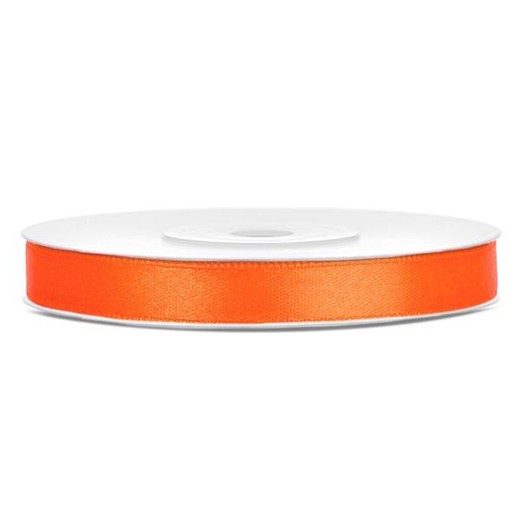 Saténová stuha, 6 mm, oranžová