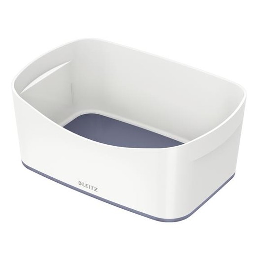 Archivačná krabica, LEITZ "MyBox", biela-sivá
