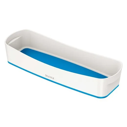 Tácka, úzka, LEITZ "MyBox", biela-modrá