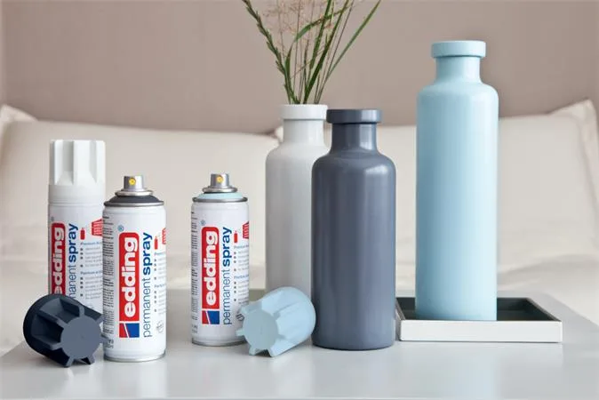 Akrylový sprej, 200ml, EDDING "5200", matná strieborná 4