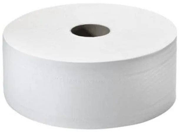 Toaletný papier, T1 systém, 2-vrstvový, priemer: 26 cm, Universal "Jumbo", biela 2