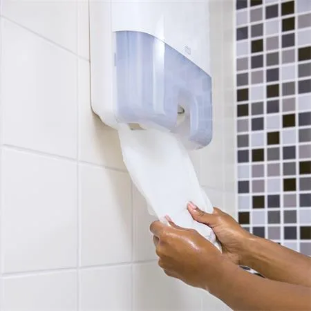 Zásobník na papierové utierky, Interfold ohyb, H2 systém,  Elevation, TORK "Xpress® Multifold Mini", biela 2