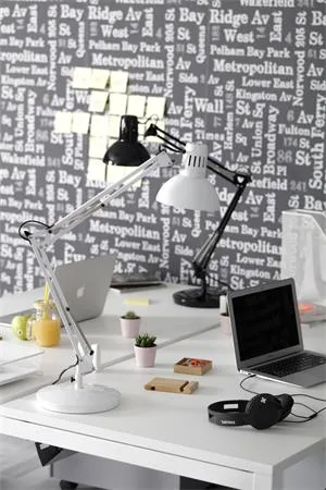 Stolová lampa, 11 W, ALBA "Architect", biela 3