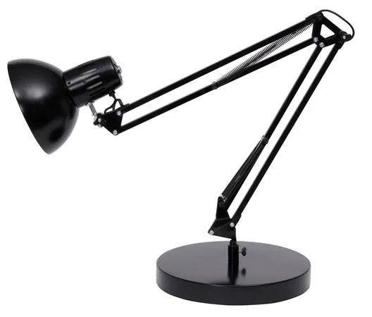 Stolová lampa, 11 W, ALBA "Architect", čierna 3