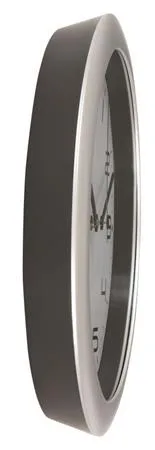 Nástenné hodiny, 30 cm, ALBA "Hornew", strieborná 2