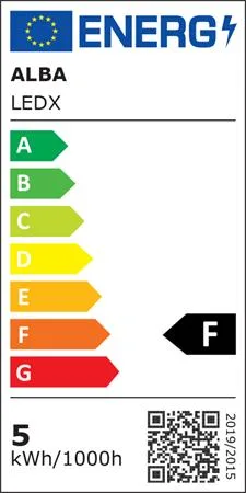 Stolová lampa, LED, 3-5,5 W, ALBA "LedX", čierna 2