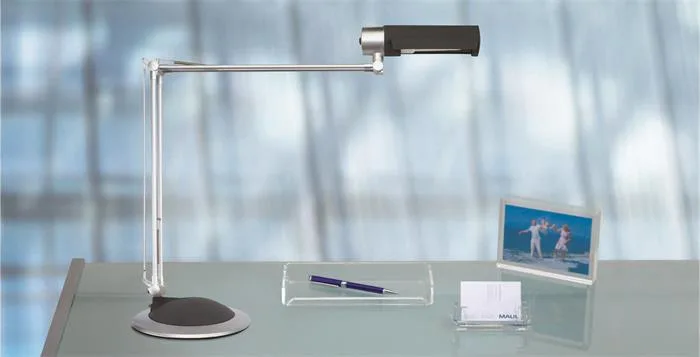 Stolová lampa, úsporná, MAUL "Office", čierna 4