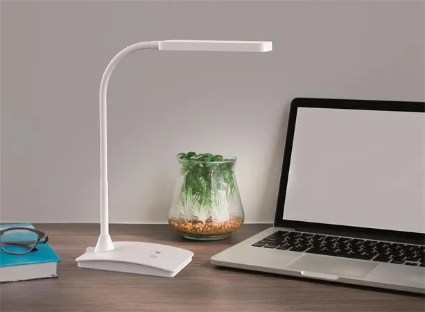 Stolová lampa, LED, nastaviteľná, MAUL "Pearly colour vario", biela 5