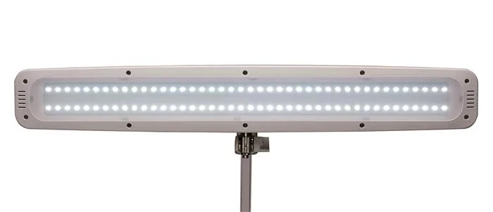 Stolová lampa, LED, nastaviteľná, s držiakom, MAUL "Work", biela 6