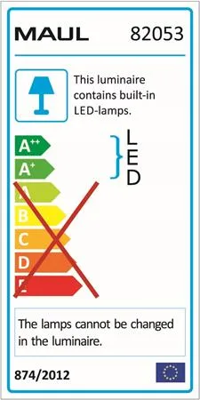 Stolová lampa, LED, nastaviteľná, MAUL "Craft", biela 4