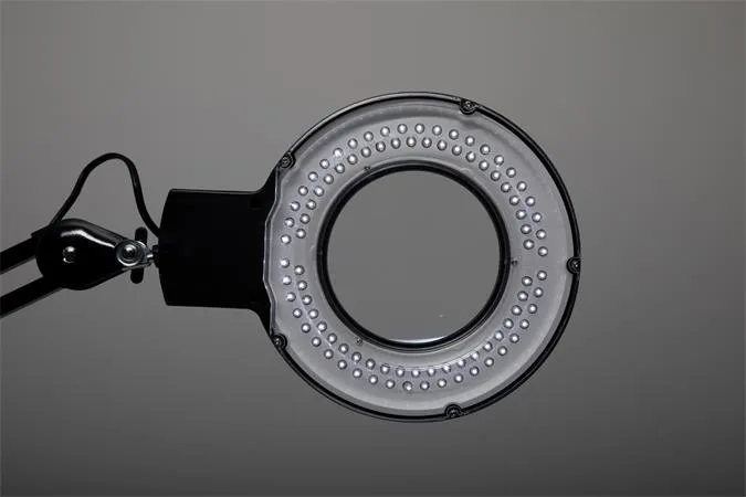 Stolová lampa, LED, lupa, MAUL "Viso", čierna 8