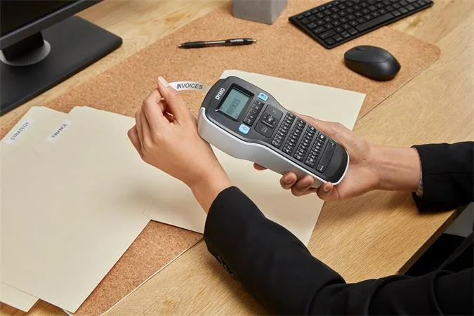 Elektrický štítkovač, DYMO "LM 160", čierny, +3ks pásky D1 3