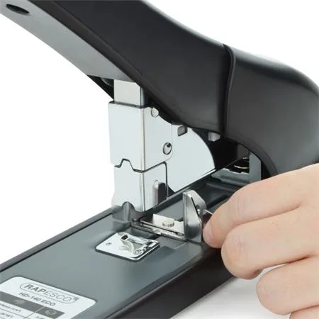 Zošívačka, veľkokapacitná, 923/6-17, 140 listov, RAPESCO "ECO HD-140", čierna 3