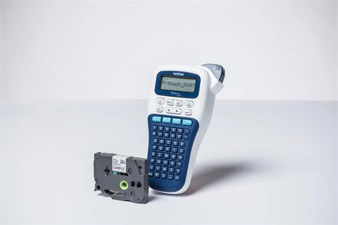 Štítkovač, elektrický, s páskou, BROTHER "PT-H107B" 3