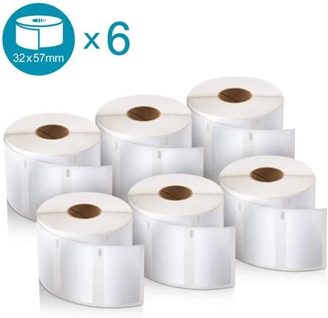 Etikety, k tlačiarňam LW, 32x57 mm, 1000 ks, DYMO 2