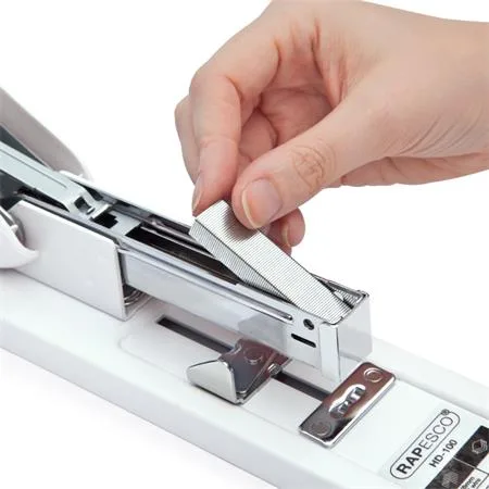 Zošívačka, veľkokapacitná, 923/6-13, 24/6-8,, 100 listov, antibakteriálna, RAPESCO "ECO HD-100", biela 4