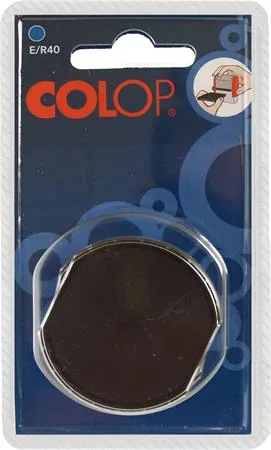 Náhradná poduška k pečiatkam, 2 ks/blister, COLOP "E/R 40", modrá 2