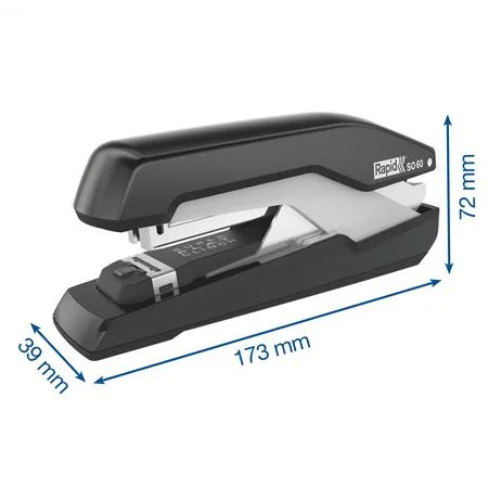 Zošívačka, 60 listov, RAPID "Supreme SuperFlatClinch S060c", čierna 5
