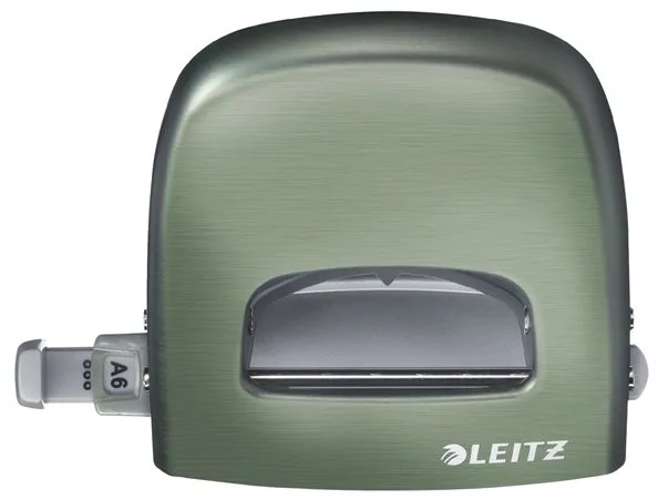 Dierovačka, 30 listov, kovová, LEITZ "Nexxt Style", zelená 3