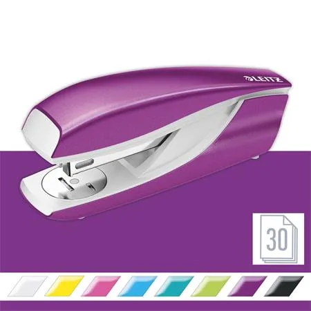 Zošívačka, 24/6, 26/6, 30 listov, LEITZ "Nexxt Wow", fialová 2