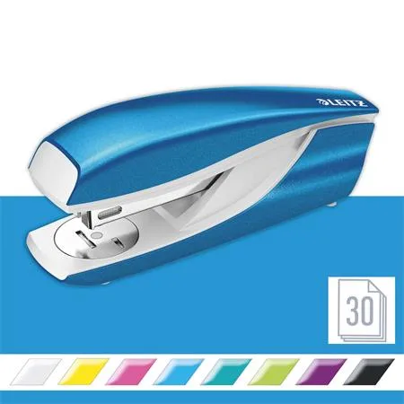 Zošívačka, 24/6, 26/6, 30 listov, LEITZ "Nexxt Wow", modrá 2