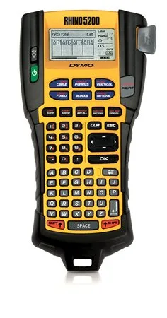 Štítkovač, elektrický, DYMO "Rhino 5200", sada, v taške 2