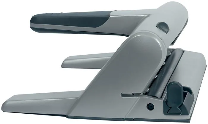 Dierovačka, veľkokapcitná, 4 diery, 30 listov, LEITZ "5114", strieborná 2