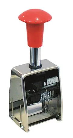 Automatická kovová číslovacia pečiatka 6 znakov 2