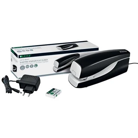 Zošívačka, elektrická, 24/6, 20 listov, LEITZ "Nexxt 5533", čierna 4