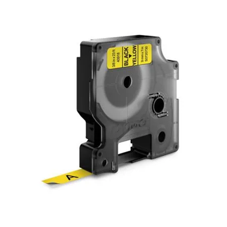 Páska do štítkovača, 9 mm x 7 m, DYMO "D1", žltá-čierna 2